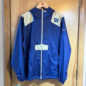 Washington Huskies Columbia Hooded Windbreaker Size S Like New
